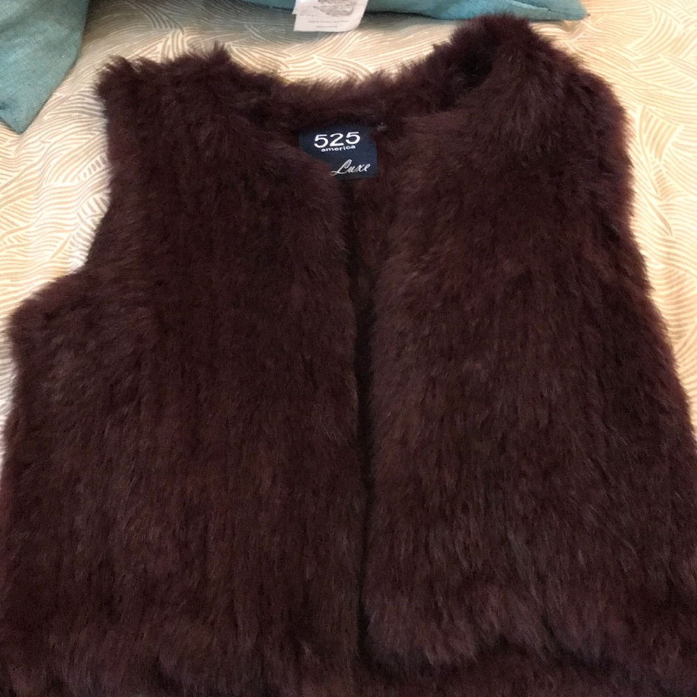 burgundy vest never worn